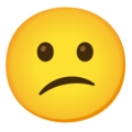 Confused Face Emoji Google