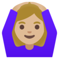 Woman Gesturing Ok Emoji Google