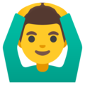 Man Gesturing Ok Emoji Google