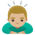Man Bowing Emoji Google