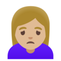 Woman Frowning Emoji Google