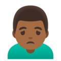Man Frowning Emoji Google