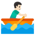 Man Rowing Boat Emoji Google