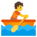 Person Rowing Boat Emoji Google