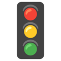 Vertical Traffic Light Emoji Google