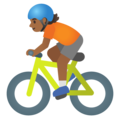 Person Biking Emoji Google