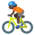 Person Biking Emoji Google
