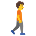 Person Walking Facing Right Emoji Google