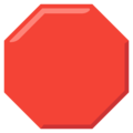 Stop Sign Emoji Google