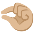 Pinching Hand Emoji Google