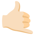 Call Me Hand Emoji Google