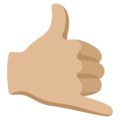Call Me Hand Emoji Google