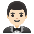 Man In Tuxedo Emoji Google