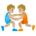 People Wrestling Emoji Google