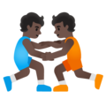 People Wrestling Emoji Google