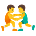Men Wrestling Emoji Google