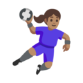 Woman Playing Handball Emoji Google