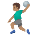 Man Playing Handball Emoji Google