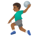 Man Playing Handball Emoji Google