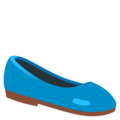 Flat Shoe Emoji Google