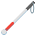 White Cane Emoji Google