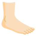 Foot Emoji Google