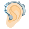 Ear With Hearing Aid Emoji Google