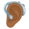 Ear With Hearing Aid Emoji Google
