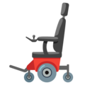 Motorized Wheelchair Emoji Google