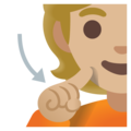 Deaf Person Emoji Google