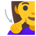 Deaf Woman Emoji Google