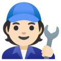 Mechanic Emoji Google