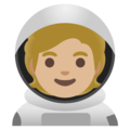 Astronaut Emoji Google