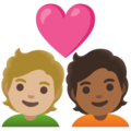 Couple With Heart Emoji Google