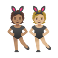 People With Bunny Ears Emoji Google