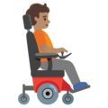 Person In Motorized Wheelchair Facing Right Emoji Google