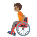 Person In Manual Wheelchair Emoji Google