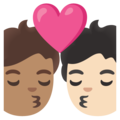 Kiss Emoji Google