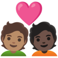 Couple With Heart Emoji Google