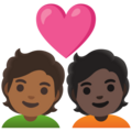 Couple With Heart Emoji Google