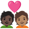 Couple With Heart Emoji Google