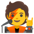Singer Emoji Google