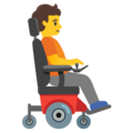 Person In Motorized Wheelchair Facing Right Emoji Google