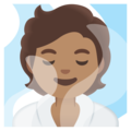 Person In Steamy Room Emoji Google
