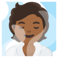 Person In Steamy Room Emoji Google