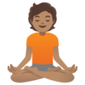 Person In Lotus Position Emoji Google