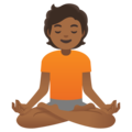 Person In Lotus Position Emoji Google