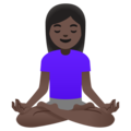 Woman In Lotus Position Emoji Google