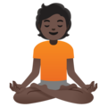 Person In Lotus Position Emoji Google