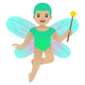 Man Fairy Emoji Google